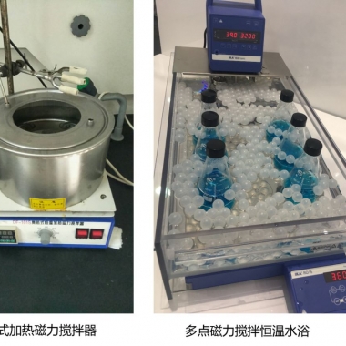 多點磁力攪拌恒溫水浴應用于氧化鎂水化法制備氫氧化鎂